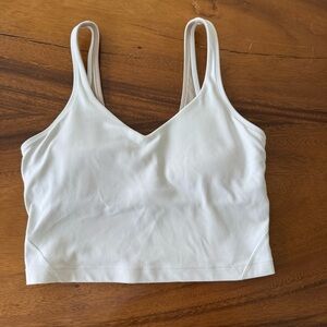 Lululemon White Align Tank Top Size 6